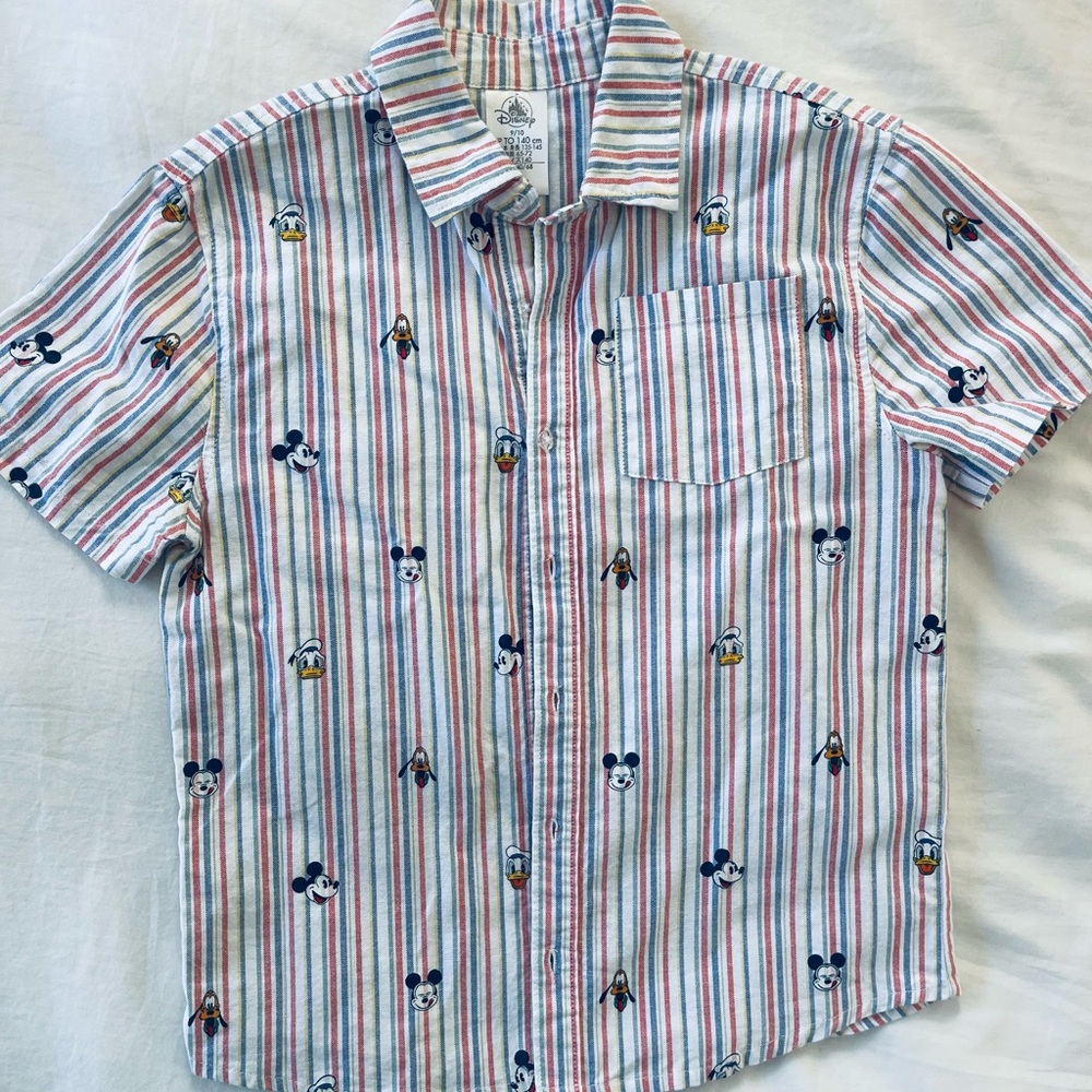 Striped Mickey Mouse dress Shirt